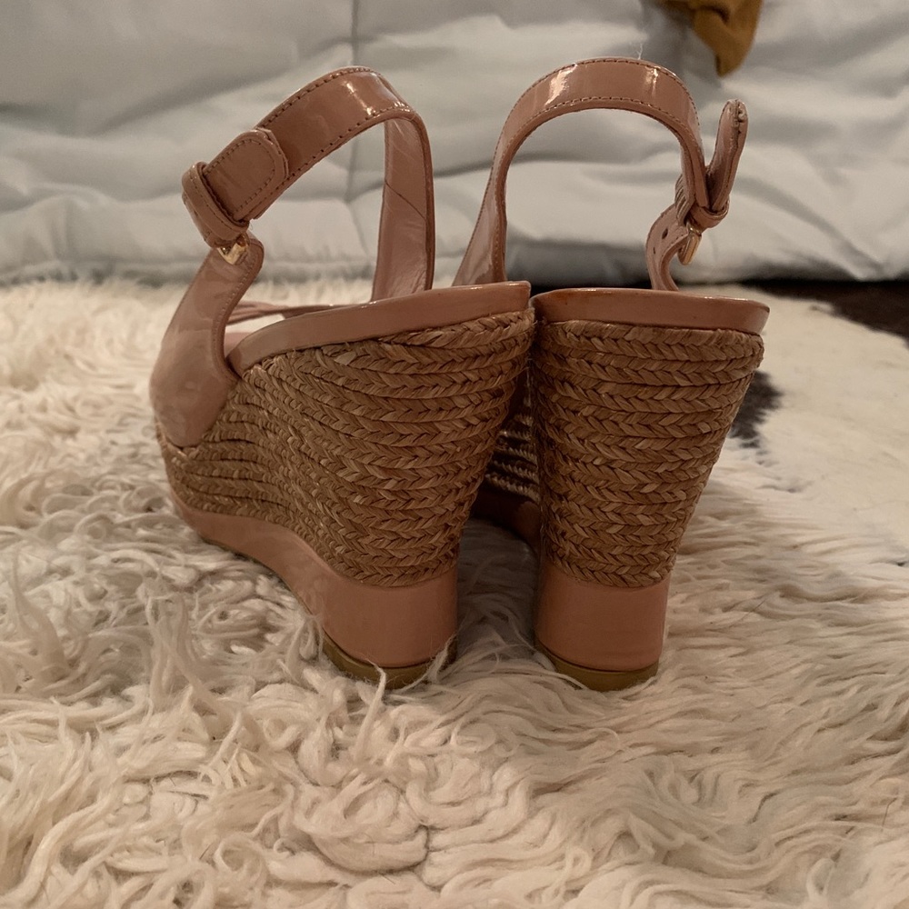 Stuart Weitzman Espadrille Platform Wedge, Size 8 - image 5